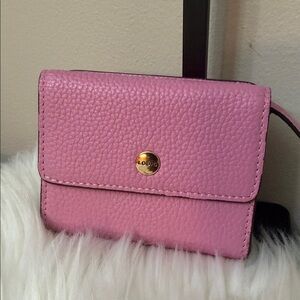 Lodis Pink Short Trifold Wallet BRAND NWOT